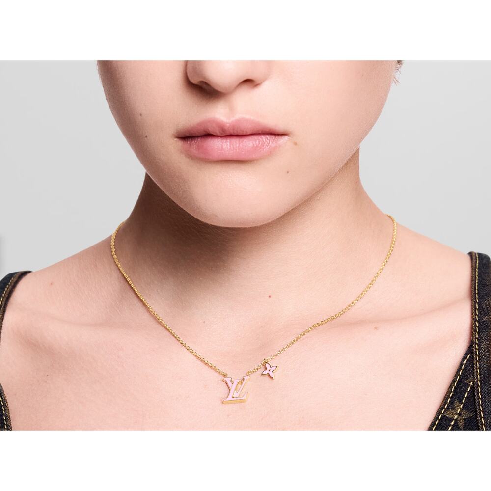 Louis Vuitton LV Iconic Enamel Necklace - Pink (LVXX012) - Picture 3 of 4